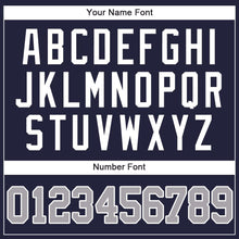 Load image into Gallery viewer, Custom Navy Gray-White Baseball Jersey