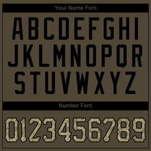 Load image into Gallery viewer, Custom Olive Camo-Black Authentic Salute To Service Baseball Jersey