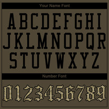 Load image into Gallery viewer, Custom Olive Camo-Black Authentic Salute To Service Baseball Jersey