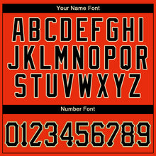 Load image into Gallery viewer, Custom Orange Black-Old Gold Authentic Baseball Jersey