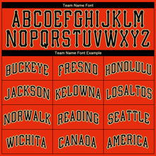 Load image into Gallery viewer, Custom Orange Black-Old Gold Authentic Baseball Jersey