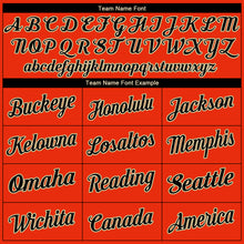 Load image into Gallery viewer, Custom Orange Black-Old Gold Authentic Baseball Jersey