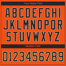 Load image into Gallery viewer, Custom Orange Black-Old Gold Performance T-Shirt