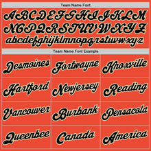 Load image into Gallery viewer, Custom Orange Black-Old Gold Authentic Throwback Rib-Knit Baseball Jersey Shirt