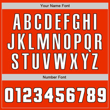 Load image into Gallery viewer, Custom Orange White-Brown Authentic Baseball Jersey