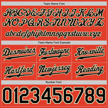 Load image into Gallery viewer, Custom Orange Black-Old Gold Authentic Throwback Basketball Shorts