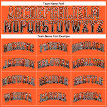 Load image into Gallery viewer, Custom Orange Black-White Authentic Drift Fashion Baseball Jersey