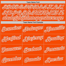 Load image into Gallery viewer, Custom Stitched Orange Orange-Gray Sports Pullover Sweatshirt Hoodie