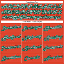 Load image into Gallery viewer, Custom Orange Black Pinstripe Kelly Green-White Authentic Basketball Jersey