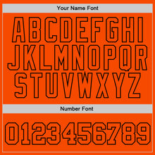 Load image into Gallery viewer, Custom Stitched Orange Orange-Black Sports Pullover Sweatshirt Hoodie