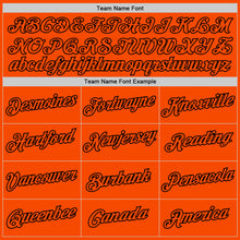 Load image into Gallery viewer, Custom Stitched Orange Orange-Black Sports Pullover Sweatshirt Hoodie