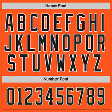 Load image into Gallery viewer, Custom Orange Black-Old Gold Hockey Jersey