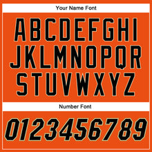 Load image into Gallery viewer, Custom Orange Black-Old Gold Authentic Baseball Jersey