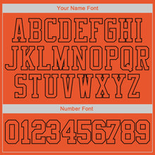 Load image into Gallery viewer, Custom Stitched Orange Orange-Black Sports Pullover Sweatshirt Hoodie