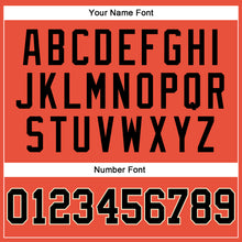 Load image into Gallery viewer, Custom Orange Black-Cream Authentic Throwback Basketball Jersey