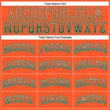 Load image into Gallery viewer, Custom Orange Green-White Authentic Drift Fashion Baseball Jersey