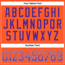 Load image into Gallery viewer, Custom Orange Purple-White Authentic Drift Fashion Baseball Jersey