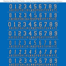 Load image into Gallery viewer, Custom Panther Blue Light Gray-Black Mesh Authentic Football Jersey