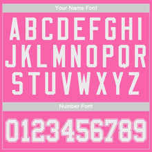 Load image into Gallery viewer, Custom Pink White Authentic Baseball Jersey