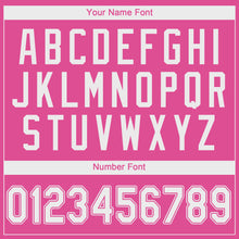 Load image into Gallery viewer, Custom Pink White Performance T-Shirt