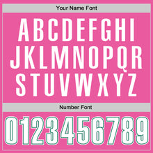 Load image into Gallery viewer, Custom Pink White-Kelly Green Performance T-Shirt