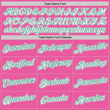 Load image into Gallery viewer, Custom Pink White-Kelly Green Performance T-Shirt