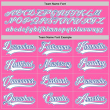 Load image into Gallery viewer, Custom Pink White-Royal Hockey Jersey