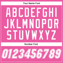 Load image into Gallery viewer, Custom Pink White Authentic Baseball Jersey