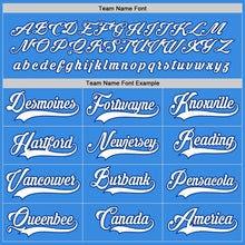 Load image into Gallery viewer, Custom Powder Blue White-Royal Hockey Jersey