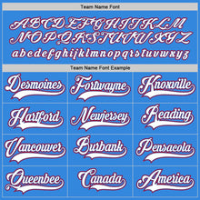 Load image into Gallery viewer, Custom Powder Blue White-Royal Hockey Jersey