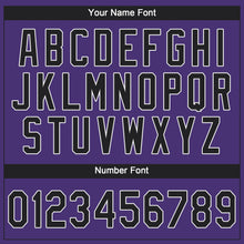 Load image into Gallery viewer, Custom Purple Black-Gray Performance T-Shirt