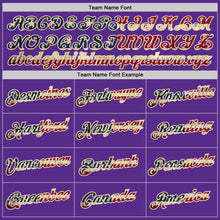 Load image into Gallery viewer, Custom Stitched Purple Vintage USA Flag-Cream Sports Pullover Sweatshirt Hoodie