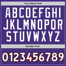 Load image into Gallery viewer, Custom Stitched Purple White-Red Sports Pullover Sweatshirt Hoodie