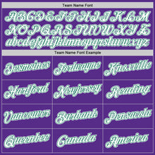 Load image into Gallery viewer, Custom Purple White-Kelly Green Performance T-Shirt