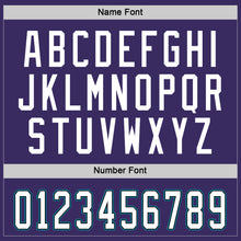 Load image into Gallery viewer, Custom Purple White-Teal Hockey Jersey