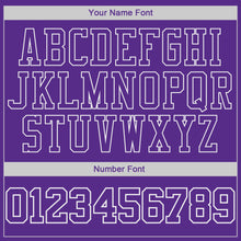 Load image into Gallery viewer, Custom Stitched Purple Purple-White 3D Pattern Design Sports Pullover Sweatshirt Hoodie