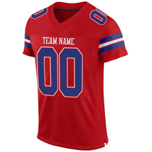 Load image into Gallery viewer, Custom Red Royal-White Mesh Authentic Football Jersey - Fcustom