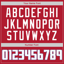 Load image into Gallery viewer, Custom Stitched Red White-Light Blue Sports Pullover Sweatshirt Hoodie