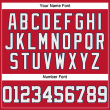 Load image into Gallery viewer, Custom Red White-Navy Performance T-Shirt