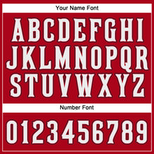 Load image into Gallery viewer, Custom Red White-Black Performance T-Shirt