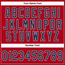 Load image into Gallery viewer, Custom Red Navy-White Performance T-Shirt