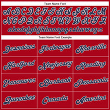 Load image into Gallery viewer, Custom Red Navy-White Performance T-Shirt