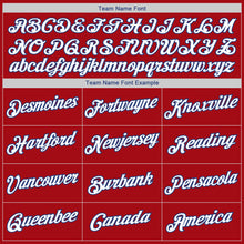 Load image into Gallery viewer, Custom Red White-Royal Authentic Baseball Jersey