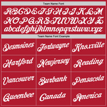 Load image into Gallery viewer, Custom Stitched Red White Sports Pullover Sweatshirt Hoodie