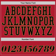 Load image into Gallery viewer, Custom Stitched Red Black-Old Gold Sports Pullover Sweatshirt Hoodie