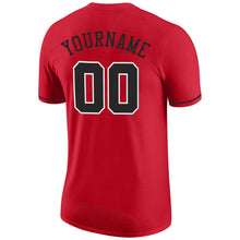 Load image into Gallery viewer, Custom Red Black-White Performance T-Shirt