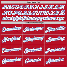 Load image into Gallery viewer, Custom Red White-Light Blue Performance T-Shirt