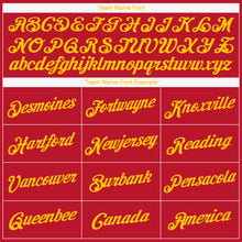 Load image into Gallery viewer, Custom Stitched Red Gold Christmas 3D Sports Pullover Sweatshirt Hoodie