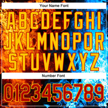 Load image into Gallery viewer, Custom Stitched Red Red-Gold 3D Pattern Design Flame Sports Pullover Sweatshirt Hoodie