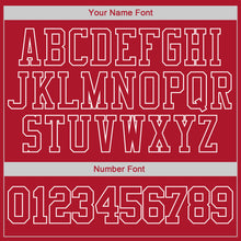 Load image into Gallery viewer, Custom Stitched Red Red-White Sports Pullover Sweatshirt Hoodie